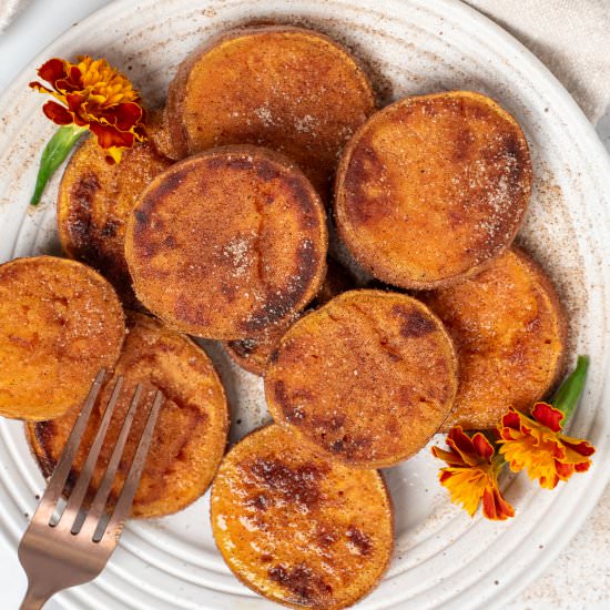 Pan Fried Sweet Potatoes - Recipe photo by biscuitsandburlap
