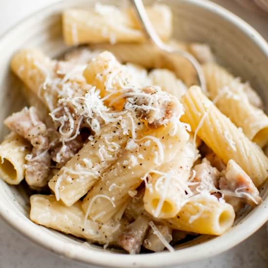 Pasta Alla Gricia - Recipe photo by theforkedspoon