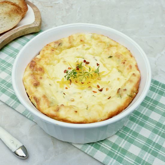 Savory Baked Lemon Ricotta Cheese - Recipe photo by anothertablespoon