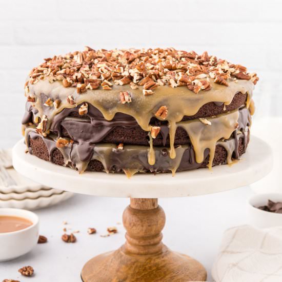 Chocolate Turtle Cake - Recipe photo by grandbabycakes