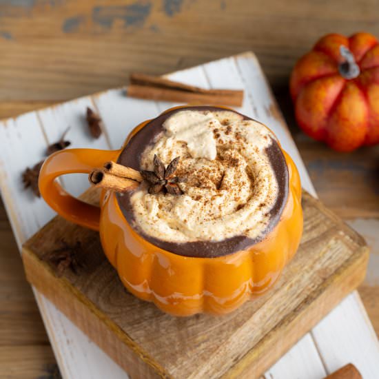 Pumpkin Spice Hot Chocolate for Two - Recipe photo by marleysmenu
