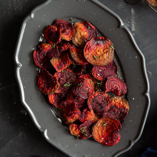 Air Fryer Beet Chips - Recipe photo by Jagrutis Cooking Odyssey