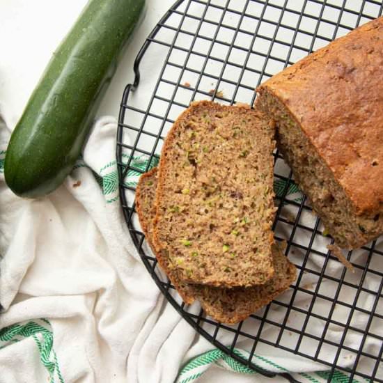 Gluten-Free Zucchini Bread - Recipe photo by wholefully