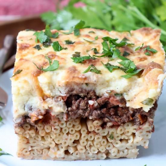 Greek Pastitsio - Recipe photo by Whitney Bond