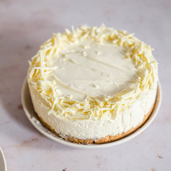 Milky bar cheesecake - Recipe photo by tiffinandteaofficial