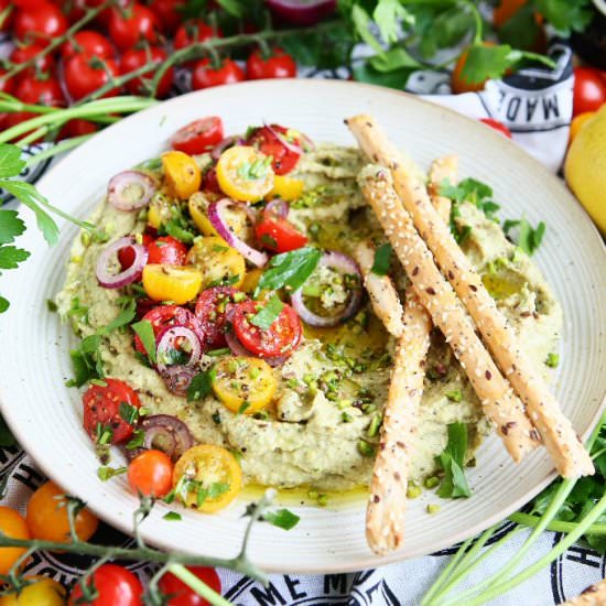 Pistachio and White Bean Dip with T - Recipe photo by angiesrecipes