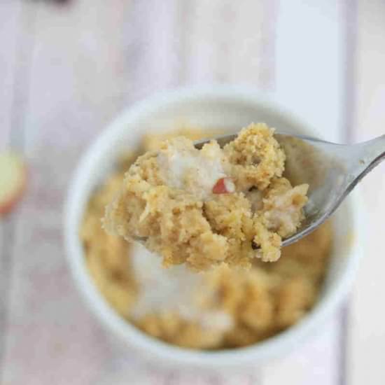 Apple Mug Cake (No Egg!) - Recipe photo by Fitasamamabear