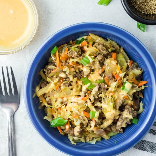 Sausage Egg Roll Bowl - Recipe photo by CallMePMc