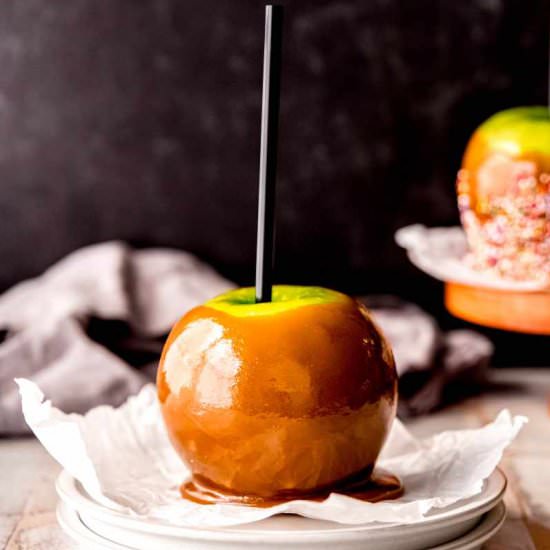 Homemade Caramel Apples Recipe - Recipe photo by wholefully