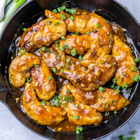 HONEY GARLIC CHICKEN TENDERLOIN - Recipe photo by healthyfitnessmeals