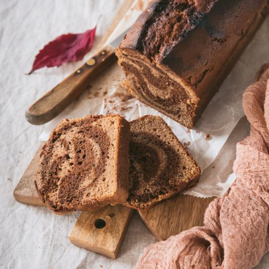 Chocolate Marbled Cake - Recipe photo by zesttangerine