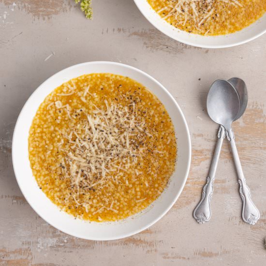 30-Minute Healing Pastina Soup - Recipe photo by marleysmenu