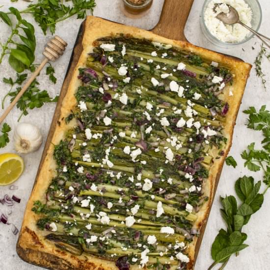 Asparagus Tatin - Recipe photo by theflexitarian