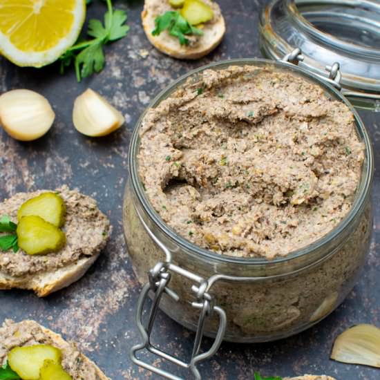 Vegan Pâté - Recipe photo by theflexitarian