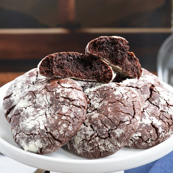 Mexican Chocolate Crinkle Cookies - Recipe photo by Mycookiejourney