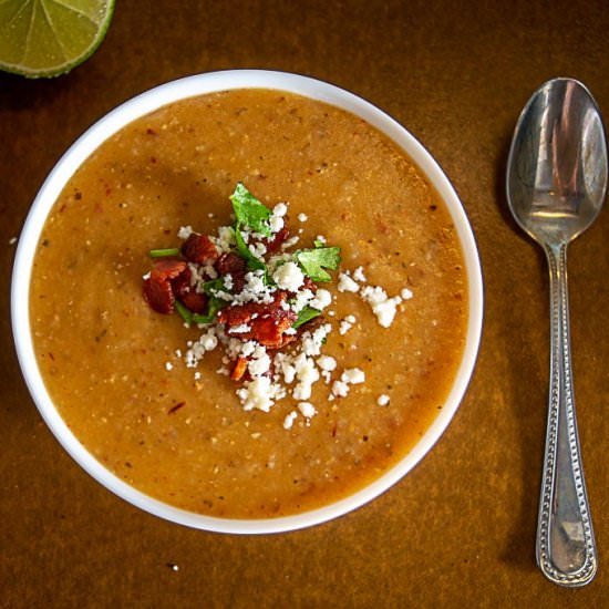 Potato Chipotle Soup - Recipe photo by MexicanPlease