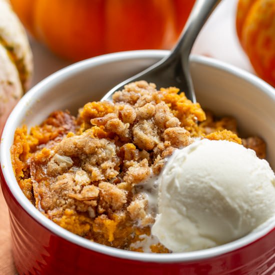 Pumpkin Crisp - Recipe photo by Savingroomfordessert