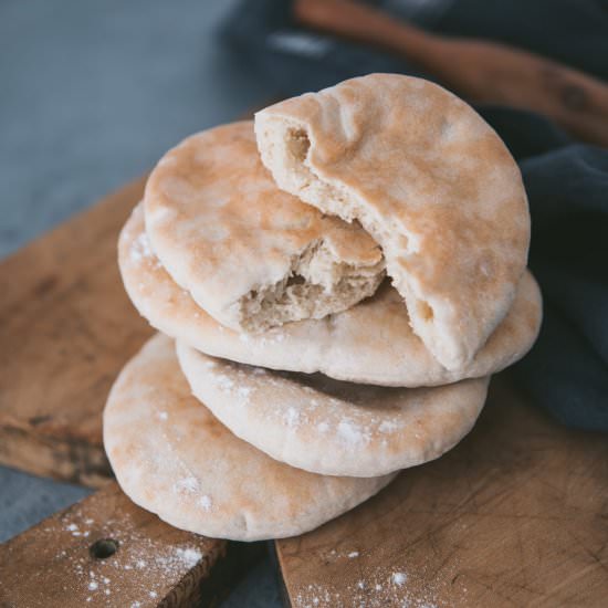 Homemade Pita Bread Recipe - Recipe photo by zesttangerine