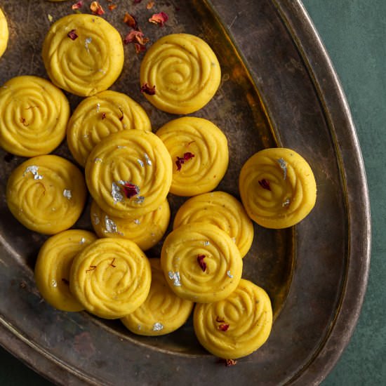 Penda Recipe with Kesar and Mawa - Recipe photo by Jagrutis Cooking Odyssey