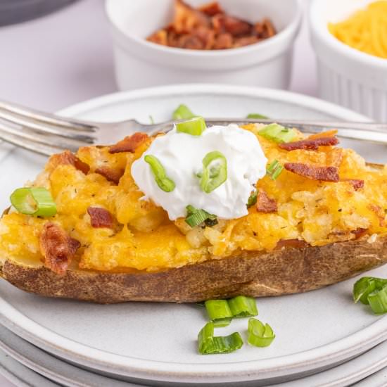 Air Fryer Twice Baked Potatoes - Recipe photo by pumpkinnspice