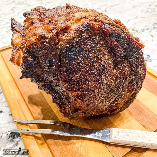 How to Cook a Standing Rib Roast - Recipe photo by Encharted Cook