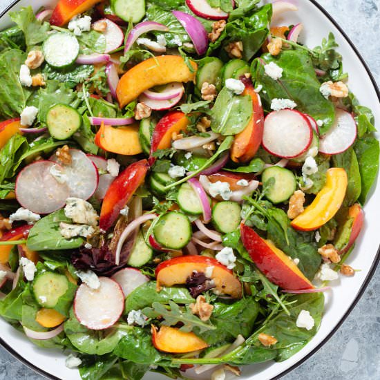 Nectarine Salad - Recipe photo by thehealthfulideas