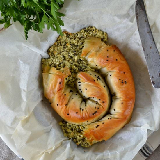 Cheese and Herbs Borek Recipe - Recipe photo by zesttangerine