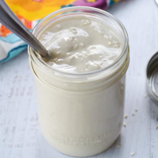 Easy & Healthy Tahini Sauce - Recipe photo by Food Meanderings
