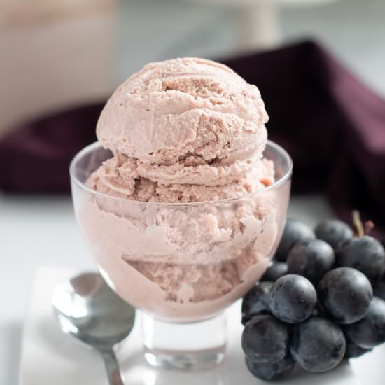 Concord Grape Ice Cream - Recipe photo by eileen.baking-sense