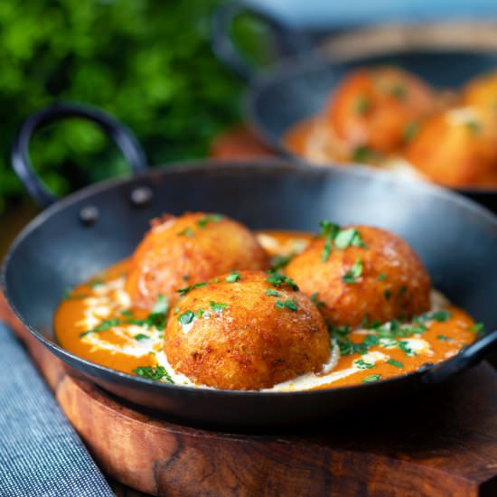 Malai Kofta Paneer and Potato Curry - Recipe photo by Brian Jones