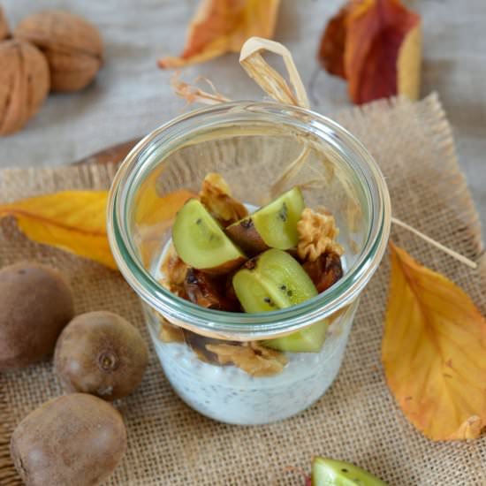 Chia Pudding with Kiwi recipe - Recipe photo by zesttangerine
