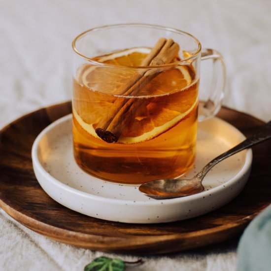 Hot Mulled Cider Recipe with spices - Recipe photo by zesttangerine