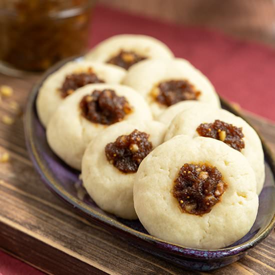Orange Fig Thumbprint Cookies - Recipe photo by Mycookiejourney