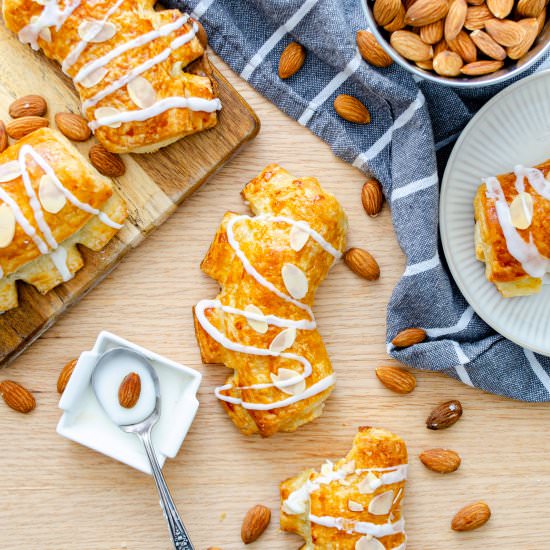 Traditional Almond Bear Claws - Recipe photo by TheFrayedApron