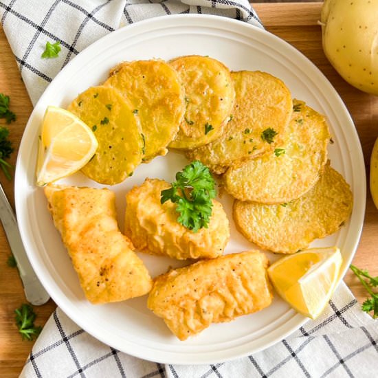 Possibly the BEST Fish & Chips - Recipe photo by Spain on a Fork