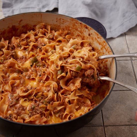 Johnny Marzetti - Recipe photo by Barbara Curry