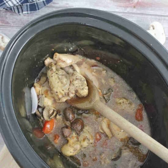 Slow Cooker Hunters Chicken - Recipe photo by Fitasamamabear