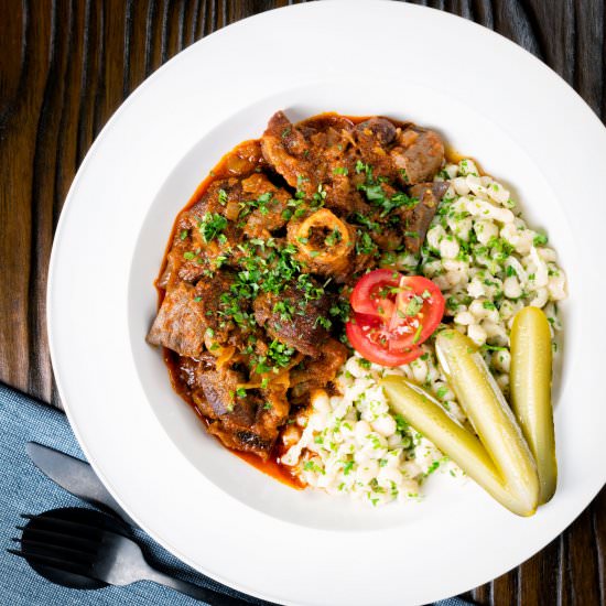Birkapörkölt Hungarian Mutton Stew - Recipe photo by Brian Jones