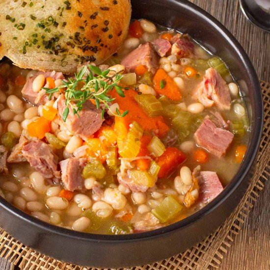 Ham and Bean Soup - Recipe photo by artandthekitchen