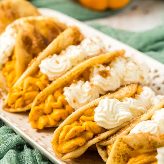Pumpkin Pie Tacos - Recipe photo by Flavor Mosaic