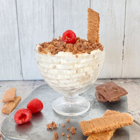 Daim and Caramel Cream Dessert - Recipe photo by thespeltkitchen
