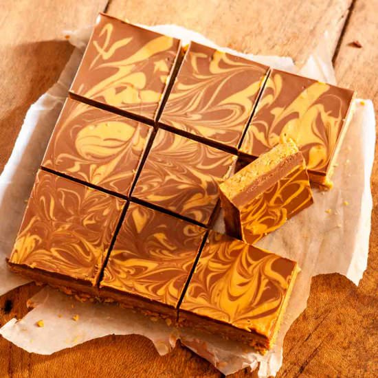 Chocolate Peanut Butter Oatmeal Bar - Recipe photo by PastryWishes
