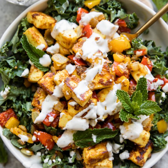 Tandoori Paneer Salad - Recipe photo by Jar Of Lemons