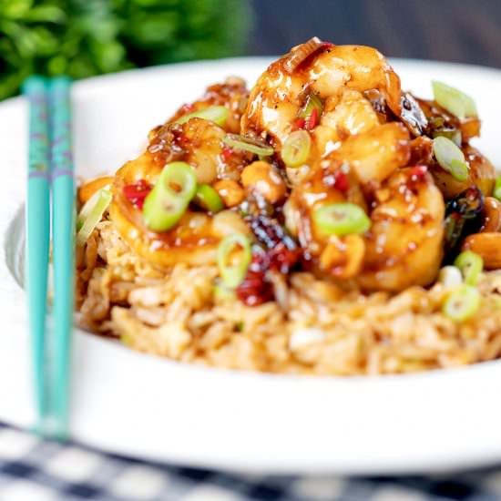 Kung Po Prawns - Recipe photo by Brian Jones