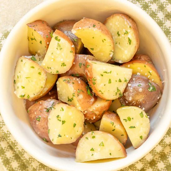 Instant Pot Steamed Red Potatoes - Recipe photo by seasonedkitchen