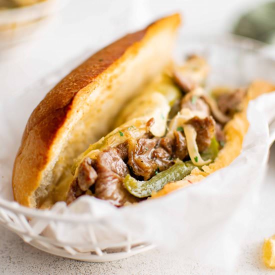 Philly Cheesesteak Sandwiches - Recipe photo by theforkedspoon