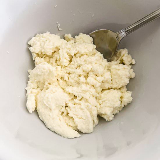 Homemade Ricotta - Recipe photo by Lisa G Cooks