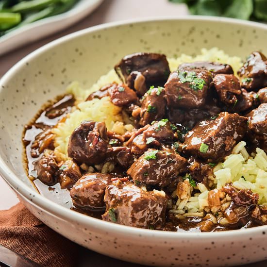 Beef Tips - Recipe photo by grandbabycakes