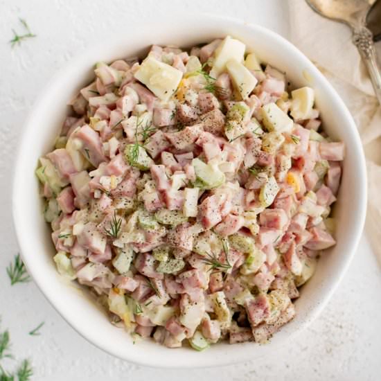 Ham Salad - Recipe photo by theforkedspoon