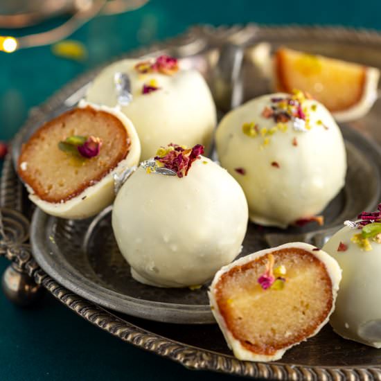 Gulab Jamun Truffles - Recipe photo by Jagrutis Cooking Odyssey